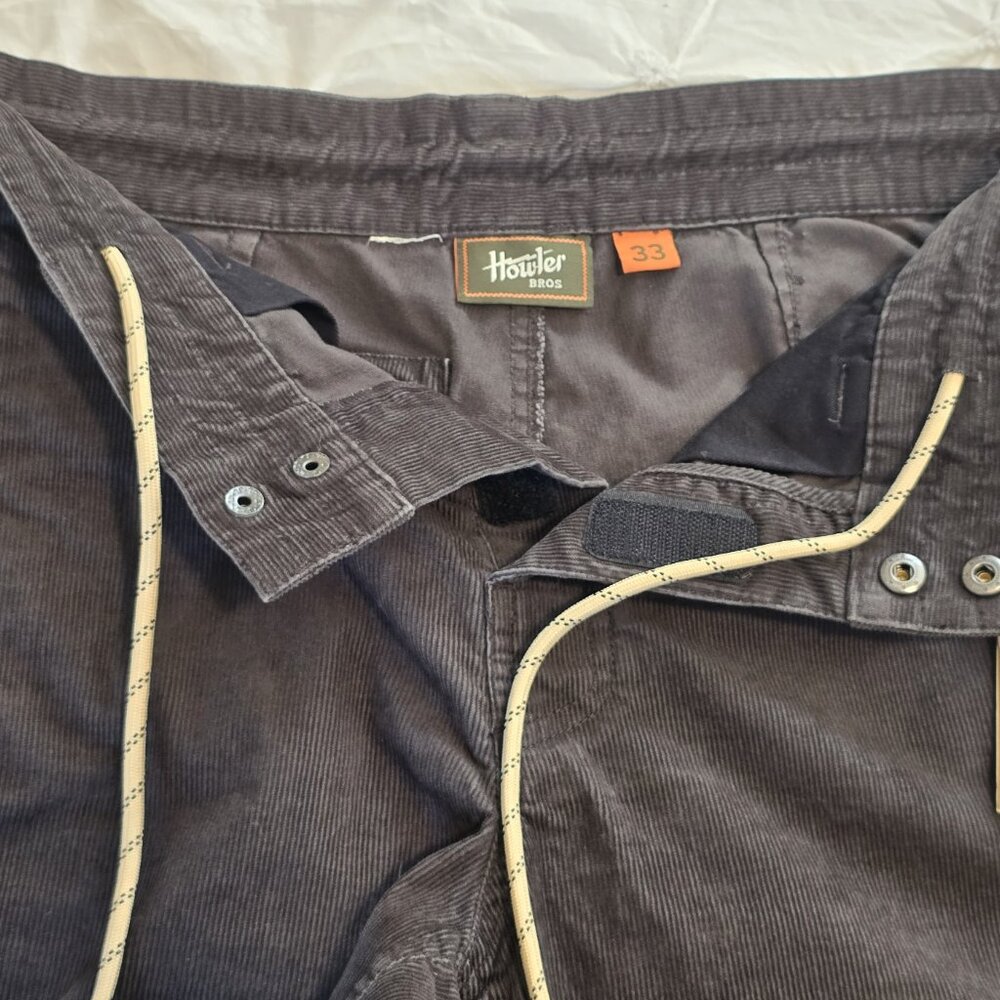 Howler Brothers Rare Unreleased Corduroy Charger Shorts (33) - Picture 5 of 5